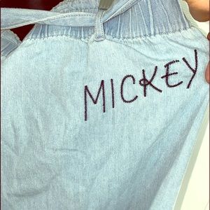 Mickey Mouse linen pants